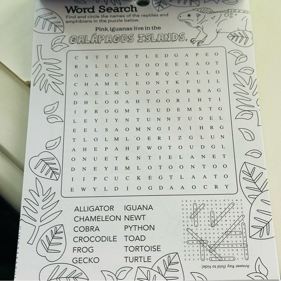 NEW National Geographic Kids Land Animals Activity Pad - Picture 8 of 12